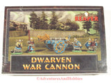 Fantasy minniature dwarven war cannon and crew Reaper 10008 for 25mm table top war games.