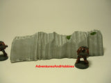 Miniature Wargame Terrain Rock Wall S113 Fantasy Warhammer 40K D&D