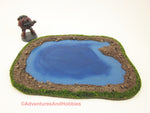 Wargame Terrain Small Water Pond 15 to 28 mm Scale S167 Scenery 40K