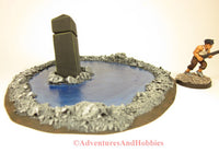 Call of Cthulhu Monument in Pool S170 War Game Terrain 25-28mm Horror Fantasy Scenery