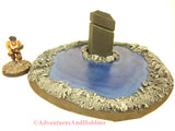 Call of Cthulhu Monument in Pool S170 Terrain for 25-28mm scale miniature war games and role-playing games.