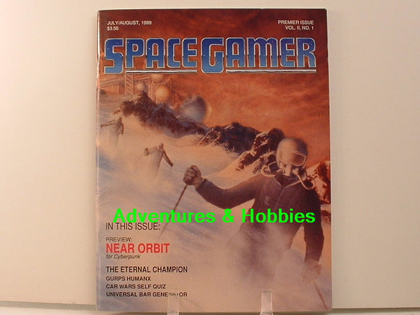 Space Gamer Mag 1989 Premier C7 GURPS AD&D Call of Cthulhu Traveller