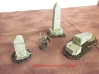 Wargame Terrain Monuments Set of 3 Pieces SL112 Fantasy Horror