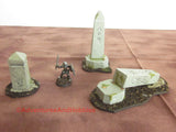 Wargame Terrain Monuments Set of 3 Pieces SL112 Fantasy Horror