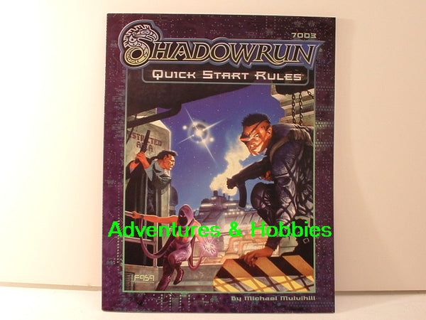 Shadowrun Quick Start Rules FASA 1999 OOP JC