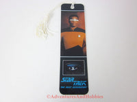 Star Trek TNG Lieutenant Geordi LaForge Tasseled Bookmark 1992