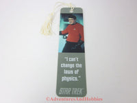 Star Trek Classic Lieutenant Commander Scotty Scott Tasseled Bookmark 1991