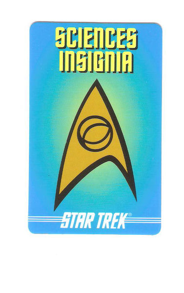 Classic Star Trek Sciences Uniform Insignia Card 1994