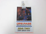 Star Trek Deep Space Nine OPS Pass Identification Card ID Badge Cosplay 1993 BQ