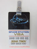 Star Trek Deep Space Nine Space Station Visa Identification Card ID Badge 1993 BQ