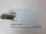 Star Trek Deep Space Nine Space Station Visa Identification Card ID Badge 1993 BQ