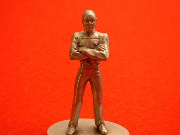 Star Trek TNG Captain Jean-Luc Picard Large Pewter Figure EB