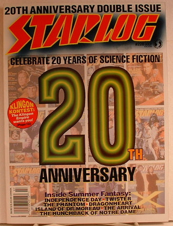 Starlog 20th Anniversary Edition Double Sci Fi Issue Magazine EB