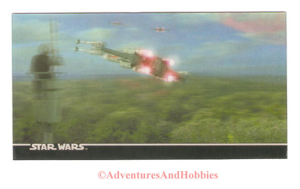 Star Wars Trilogy Special Edition 1997 Topps Widevision 3-D box topper chase card.