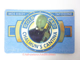 Star Wars Mos Eisley Chalmun's Cantina Gold Card Prop Cosplay Costume 1996