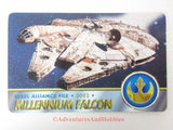 Star Wars Millennium Falcon Rebel Alliance File 0002 Technical Data Wallet Card