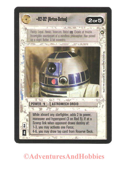 Star Wars R2-D2 Artoo-Detoo 113 A New Hope Trading Card