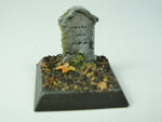 Miniature Gravestone T1087 Wargame Scenery Horror Grave Halloween Painted