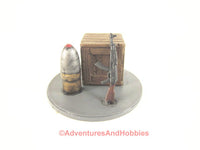 Wargame Miniature Weapons Supply Cache Objective Marker T1278 Scenery 40K