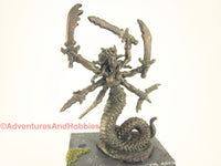 Miniature Snake Goddess Idol Statue T1301 Wargame Fantasy D&D Horror 40K