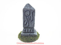 Miniature Wargame Terrain Small Stone Marker T1400 Call of Ctulhu  40K