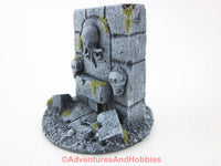 Miniature Cthulhu Cult Shrine T1420 Wargame Terrain Pulp D&D Scenery 40K