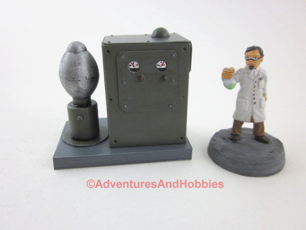 Miniature Wargame Scenery Mad Science T1423 Laboratory 25-28mm 40K