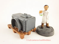 Miniature Wargame Scenery Industrial T1476 Laboratory Pallet 25-28mm 40K