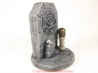 Wargame Terrain Evil Spider Cult Temple Stone Shrine T1487 Pulp Painted Scenery 40K