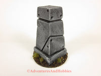 Miniature Small Stone Monument T1497 Fantasy Horror Scenery D&D 40K