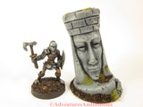 Miniature Stone Statue Ruin Marker T1505 Fantasy Wargame Scenery D&D 40K