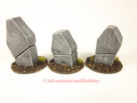 Wargame Terrain Monument Stones Set of 3 Call of Cthulhu T1514 Fantasy Scenery 40K