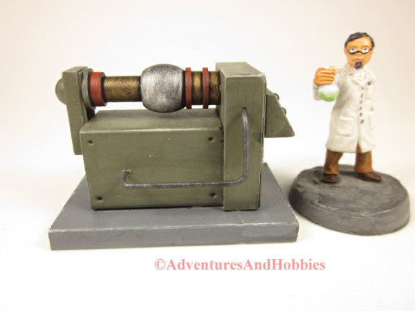 Miniature wargame scenery mad science lab industrial equipment T1526.
