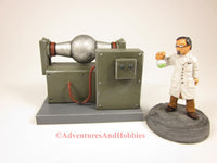 Miniature 25 to 28 mm scale wargame scenery mad science lab industrial equipment T1527.