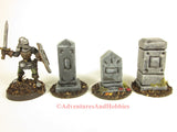 Wargame Terrain Graveyard Monuments Set of 3 T1542