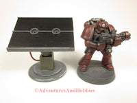 Wargame Terrain Small Portable Solar Power Array T1546 in 25-28mm scale - view 2.