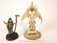 Miniature Call of Cthulhu Stone Statue Shrine T1548 Horror Scenery Terrain 25-28mm Scale