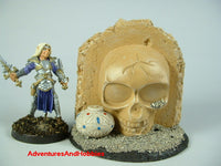 Wargame Terrain Pulp Idol Skull Shrine T352 Desert Painted D&D
