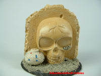Wargame Terrain Pulp Idol Skull Shrine T352 Desert Painted D&D