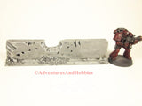 Wargame Terrain Battle Damaged Ruin Low Straight Wall Section Post Apocalypse Scenery 40K