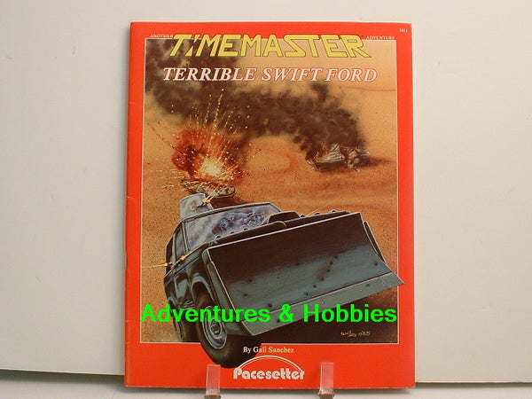 Timemaster Terrible Swift Ford 1985 Pacesetter OOP H7 Time Travel RPG