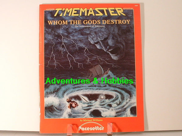 Timemaster Whom the Gods Destroy 1985 Pacesetter OOP J7 Time Travel